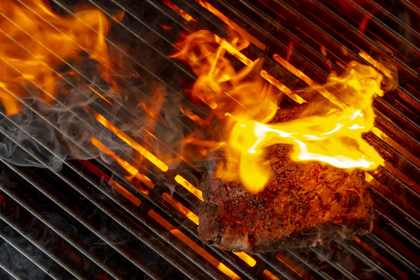 grill-fired steak