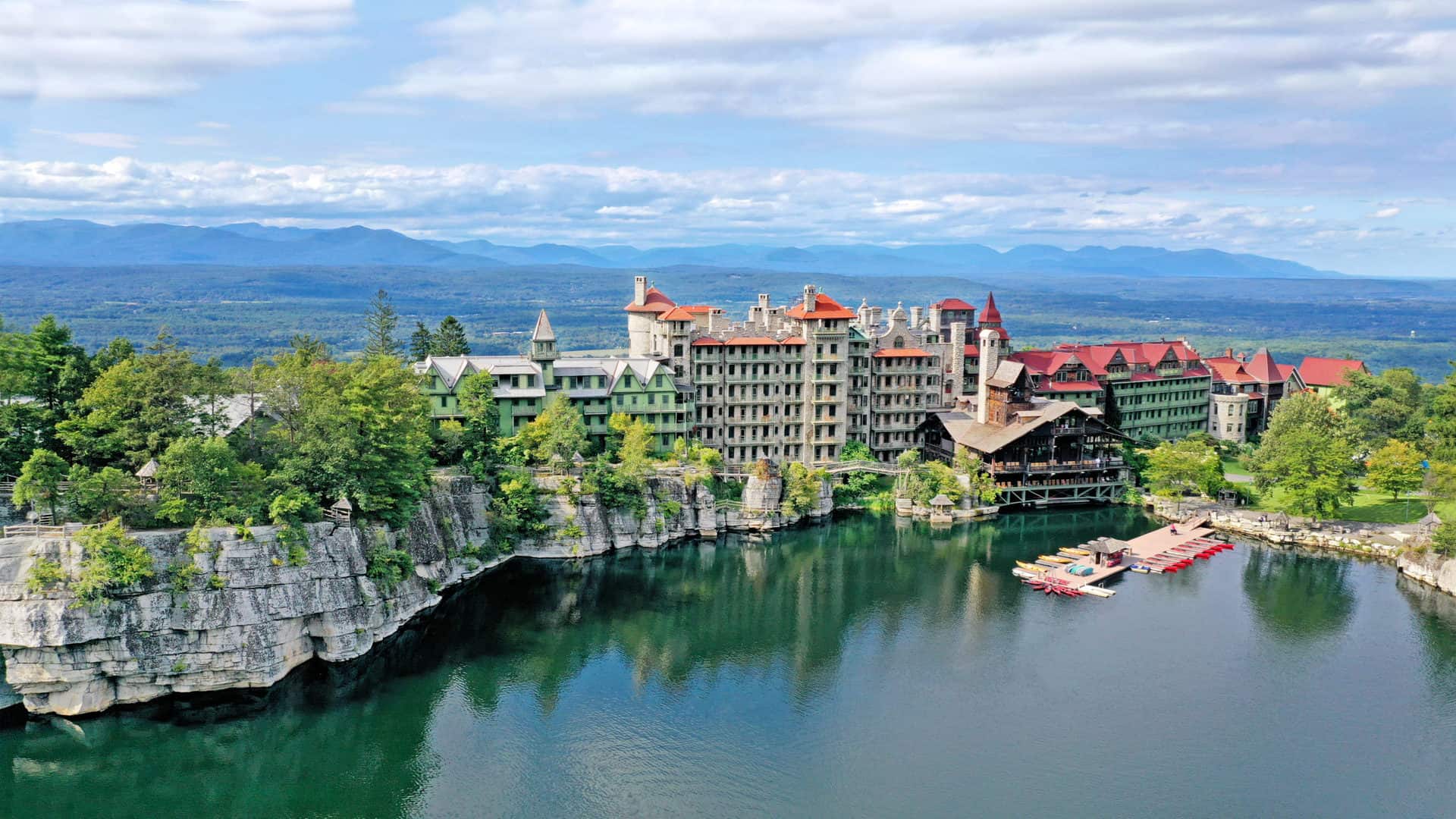 Mohonk Mountain House Aerial View