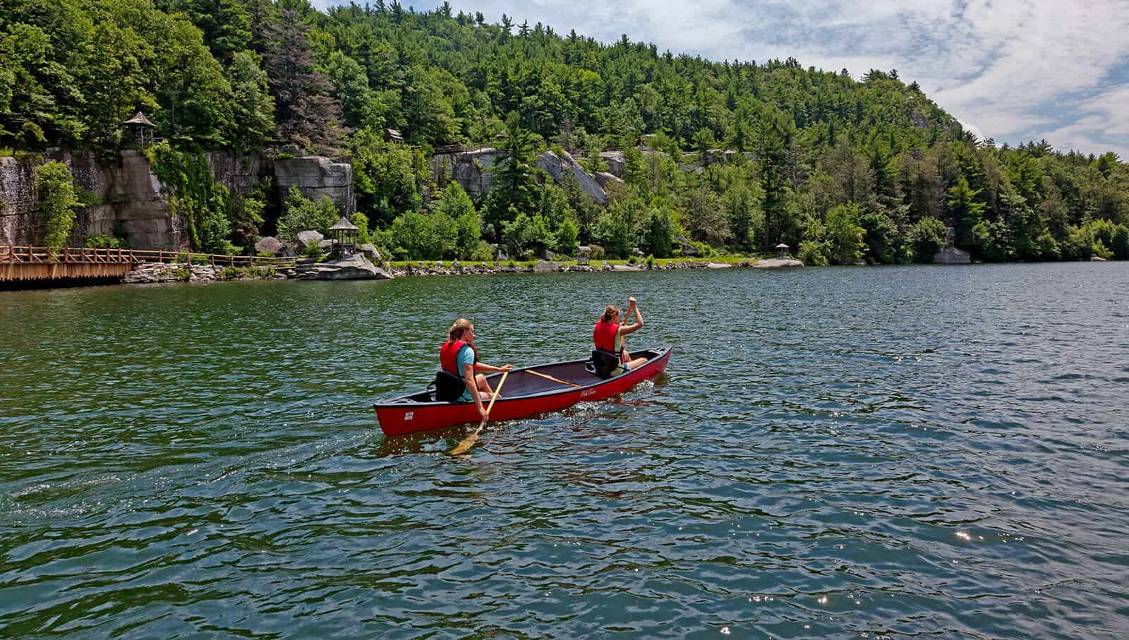 Canoeing - Outdoor Activities - Mohonk Lake