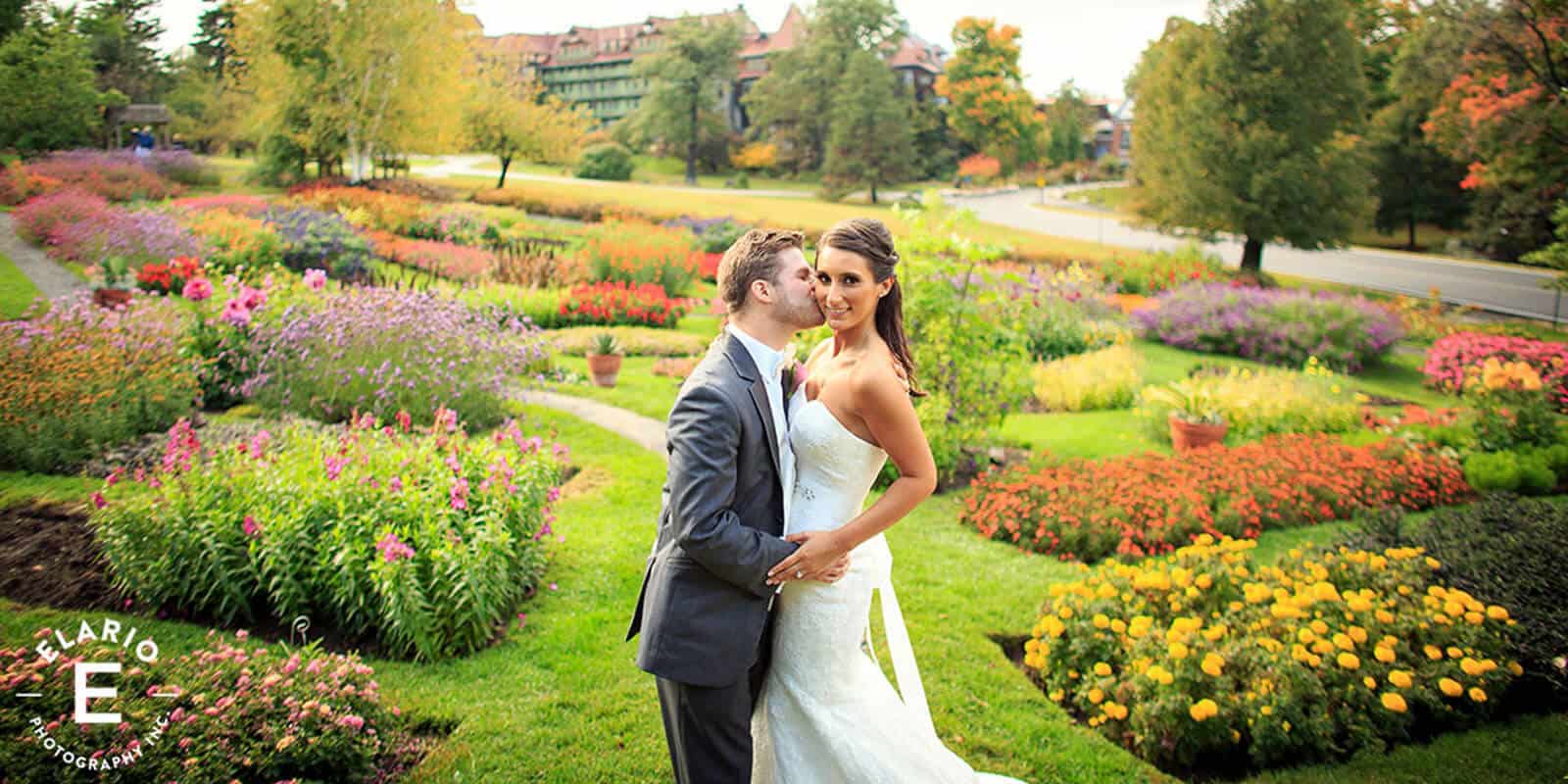 Wedding Photo at Formal Garden