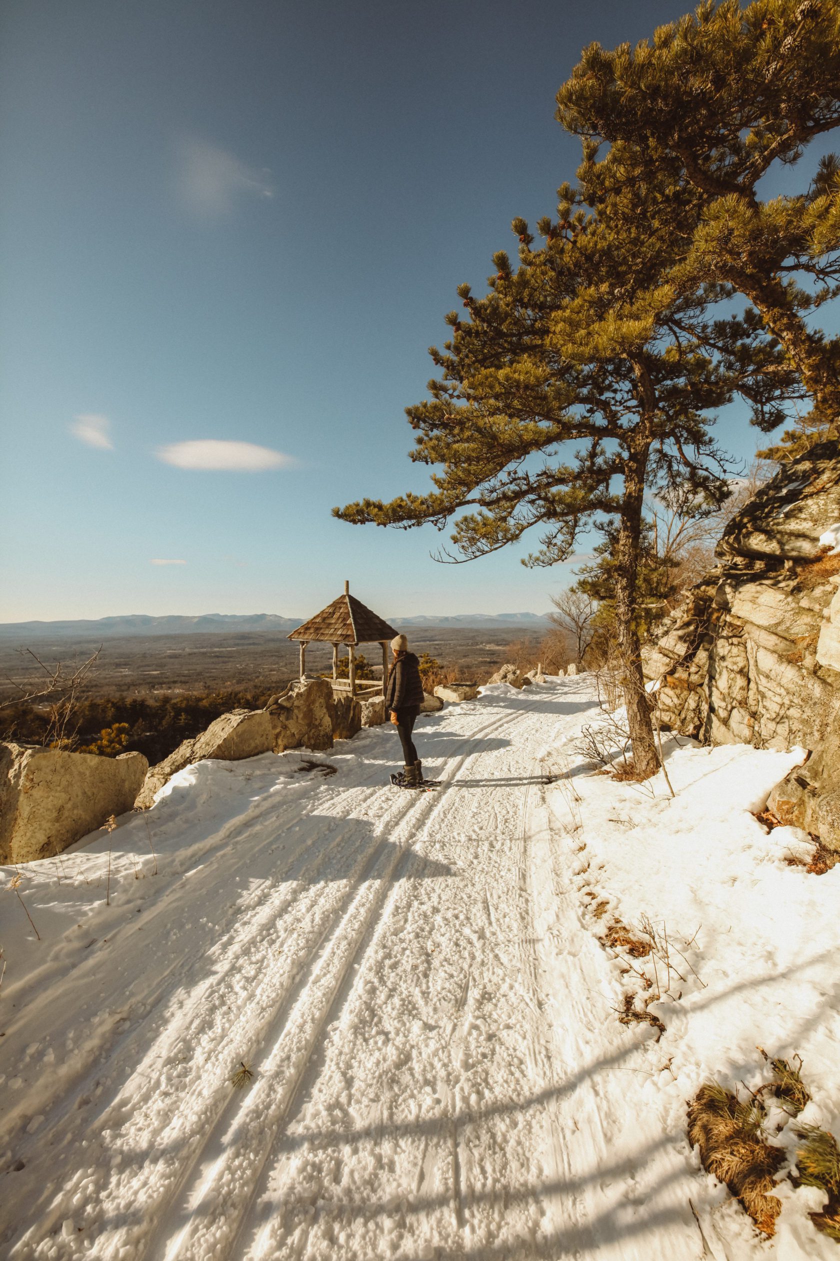 Winter Hiking Trails at Mohonk