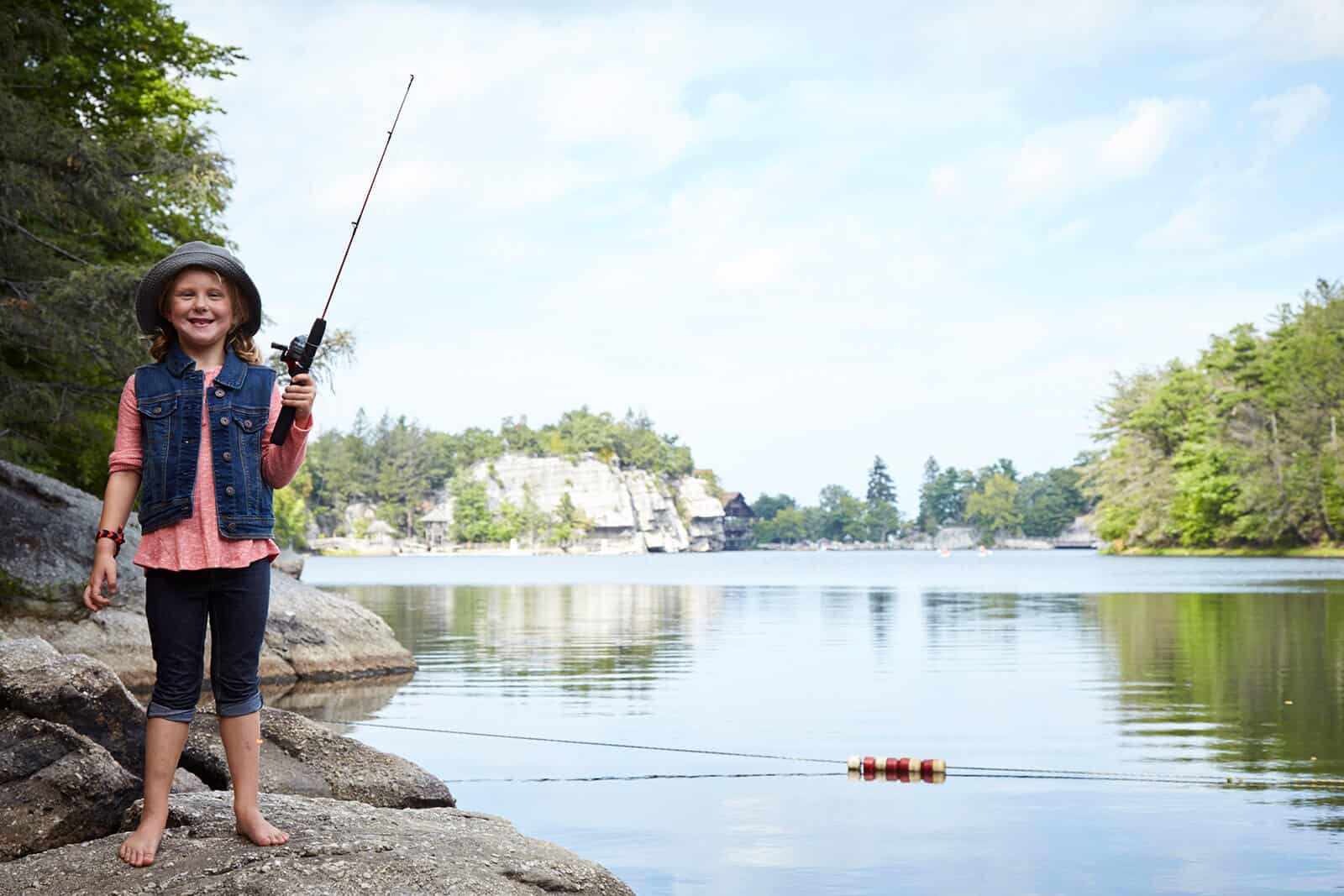 Fishing on the Mohonk Lake - Hudson Valley Getaway