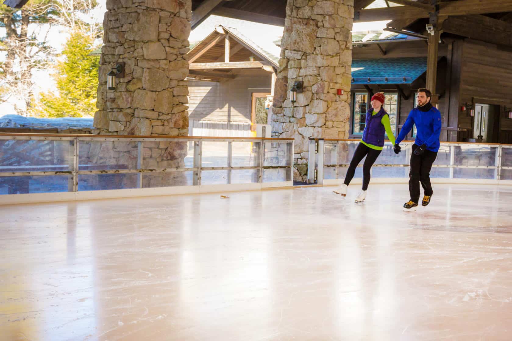 Mohonk Ice Skating at Pavilion