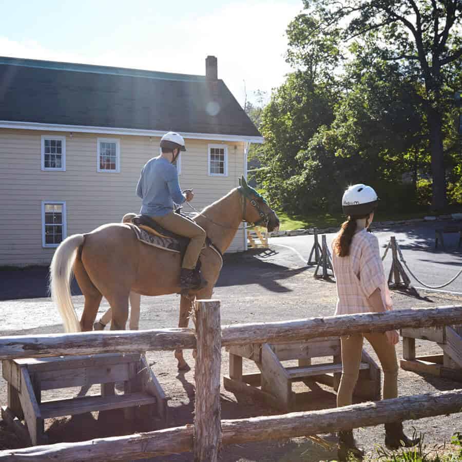 Horse stables at Mohonk